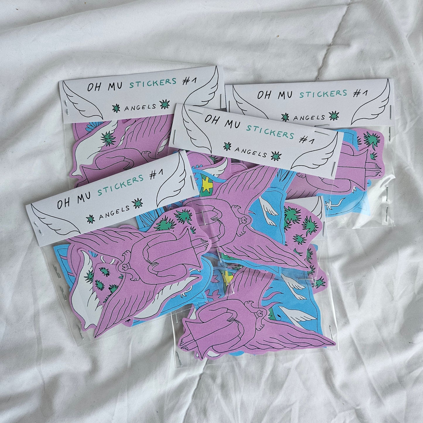 Pack of 6 Stickers #1 Angels