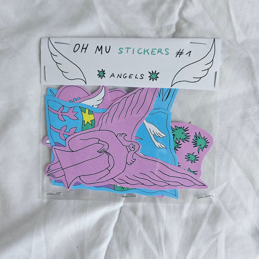 Pack of 6 Stickers  #1 Angels